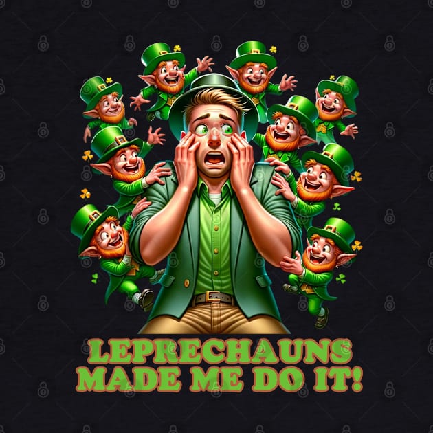 Mischievous Alibi: The Leprechaun Excuse by vk09design